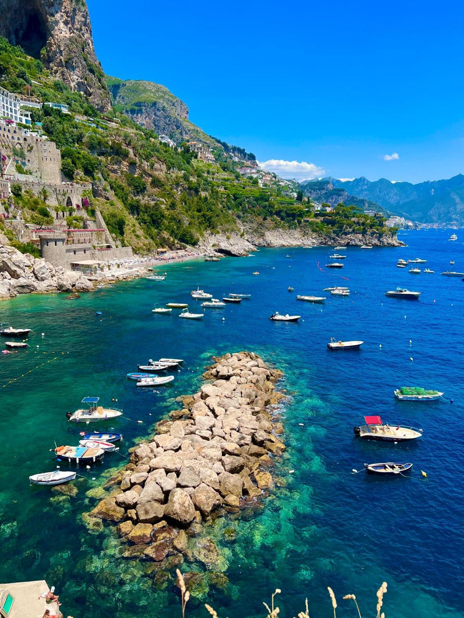 B&B Il Pavone Conca dei Marini Bagian luar foto