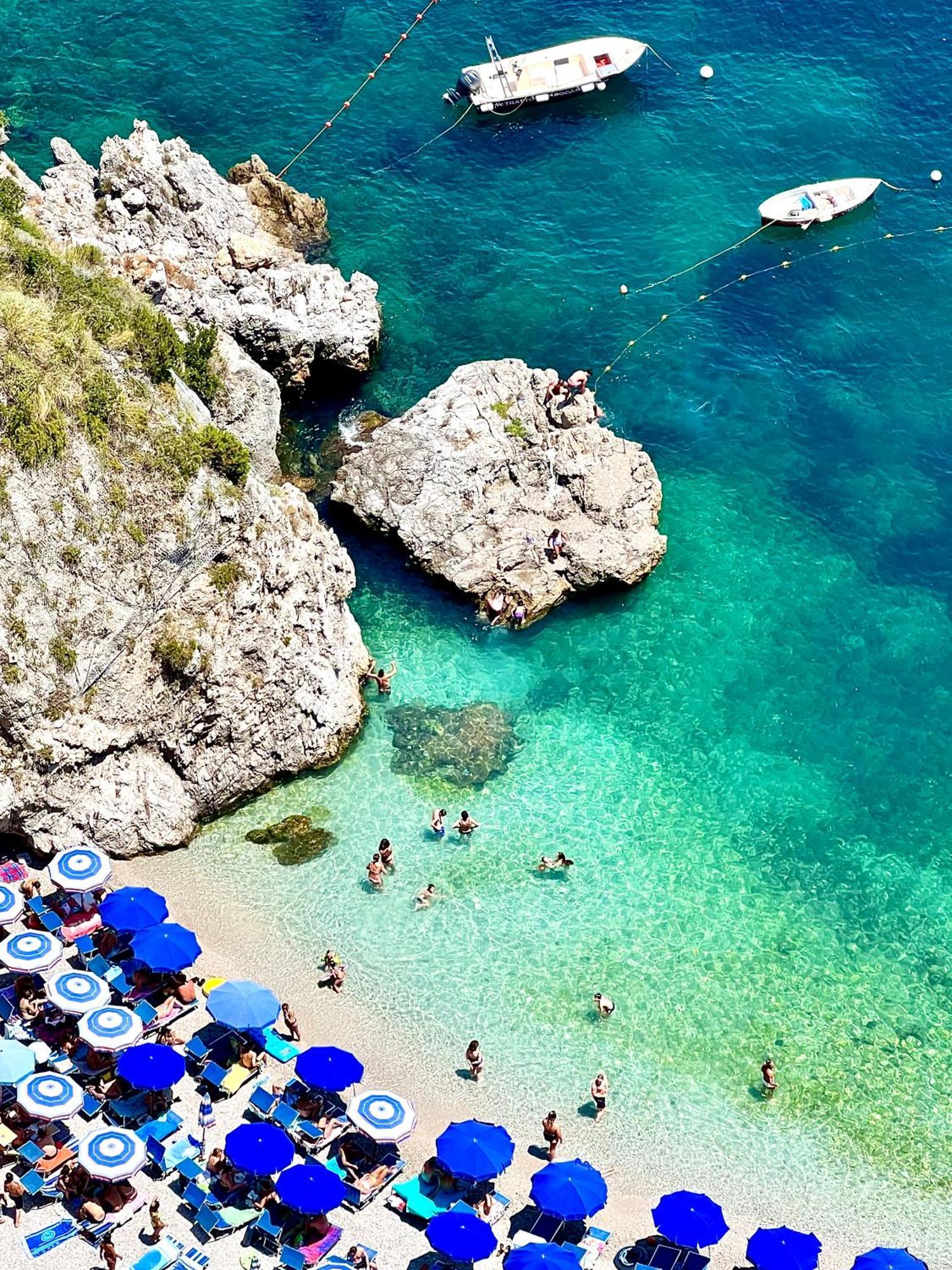 B&B Il Pavone Conca dei Marini Bagian luar foto