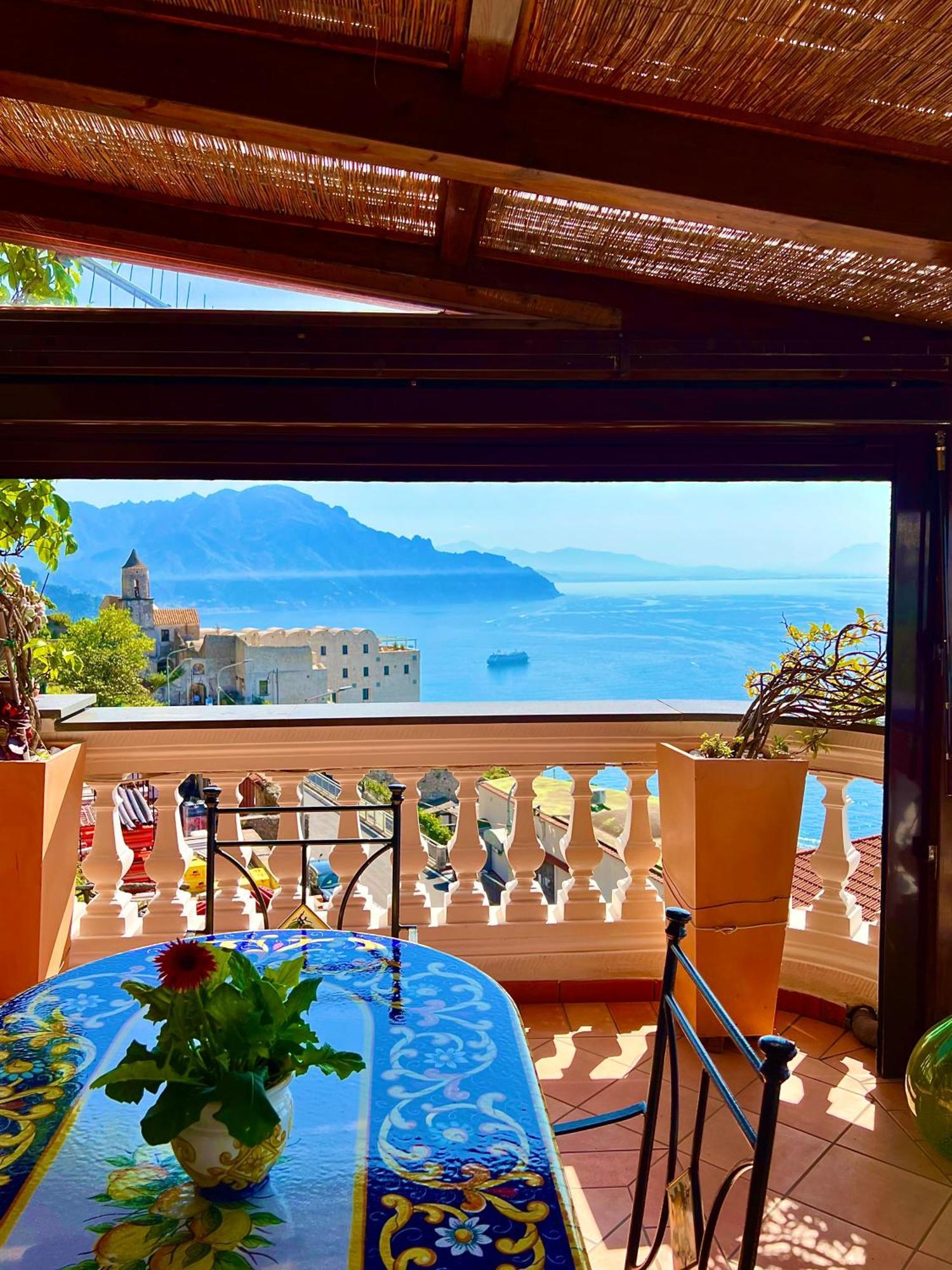 B&B Il Pavone Conca dei Marini Bagian luar foto