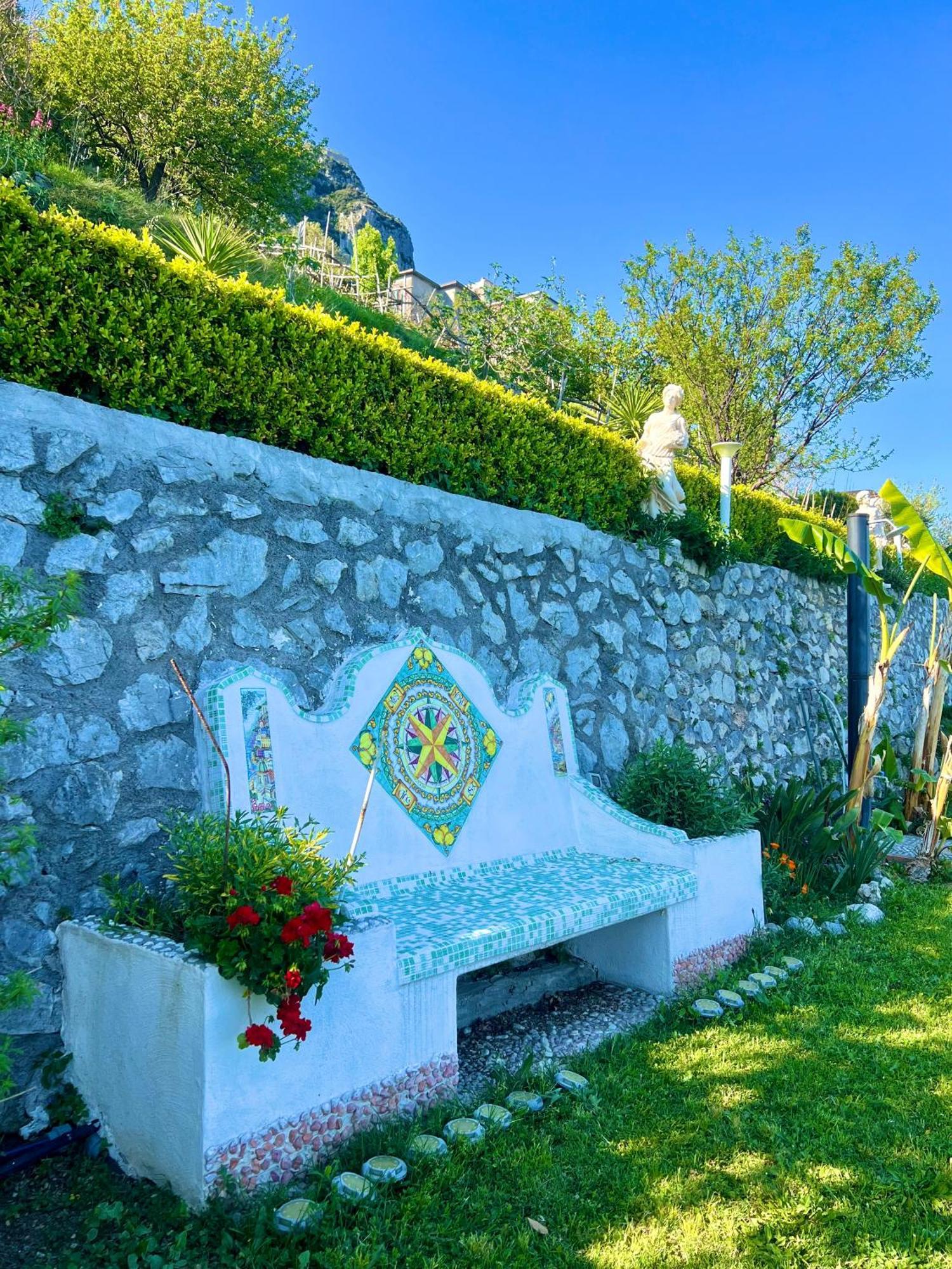 B&B Il Pavone Conca dei Marini Bagian luar foto