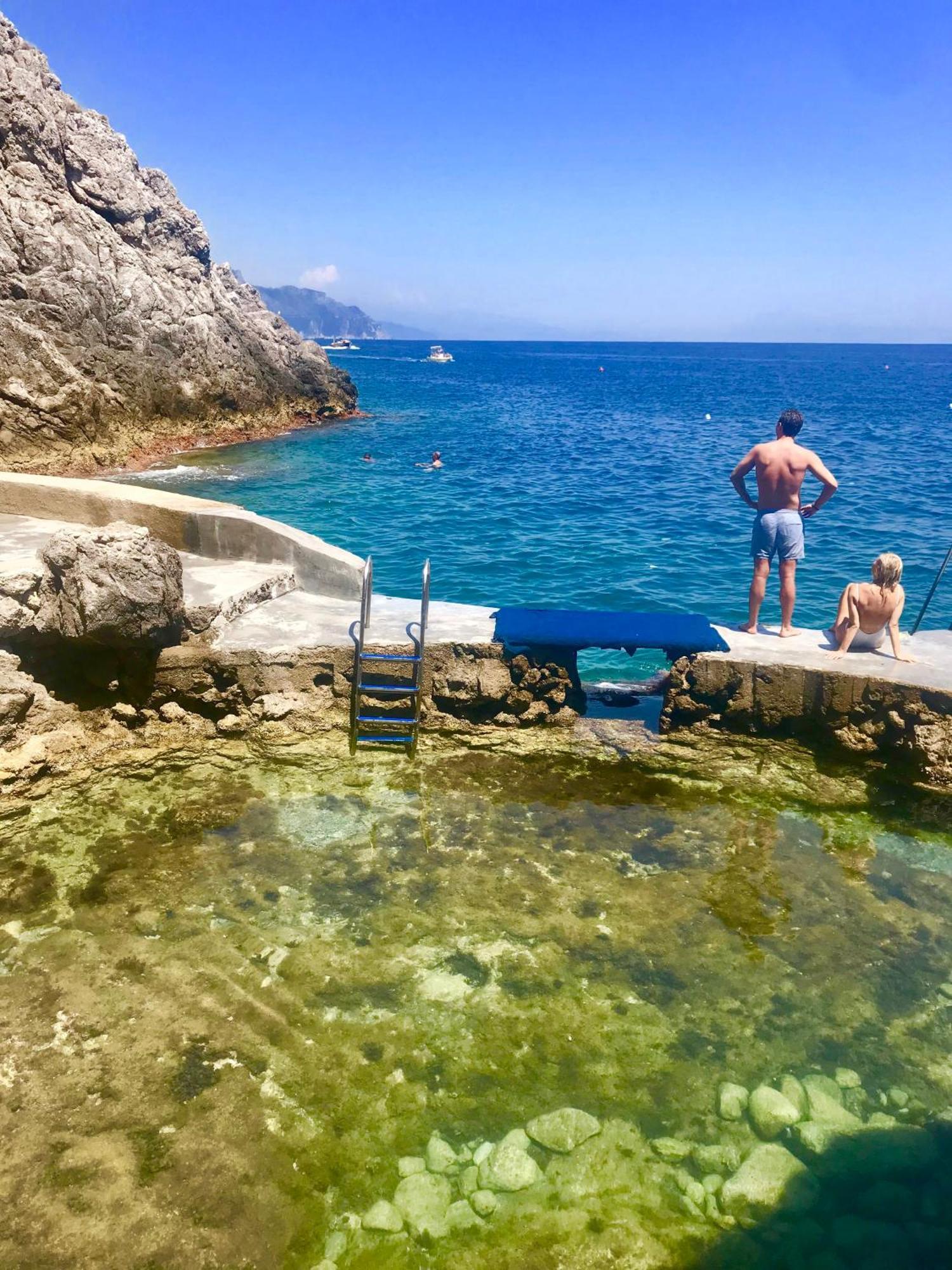 B&B Il Pavone Conca dei Marini Bagian luar foto