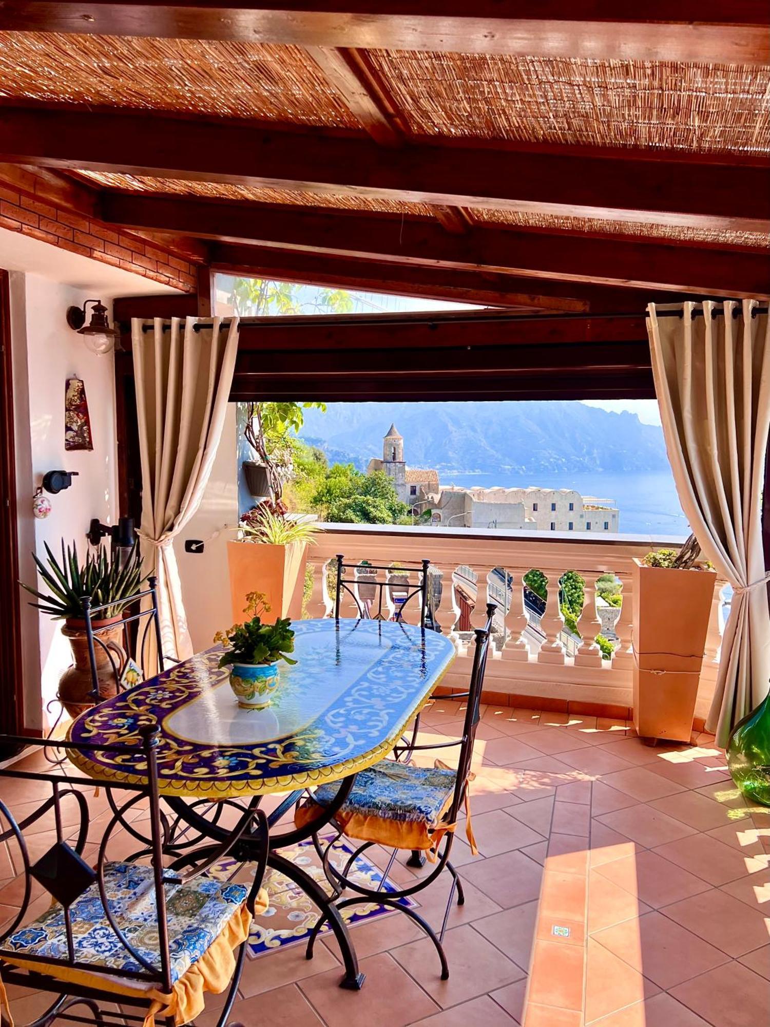 B&B Il Pavone Conca dei Marini Bagian luar foto